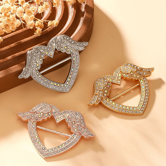 Waist-cinching Accessory Clip For Securing High-end Brooches