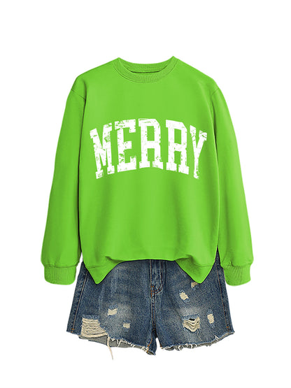 Letter Autumn And Winter Sweater Girl