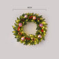 Christmas wreath rattan 30/40/50/60cm Christmas decoration wreath door hanging scene