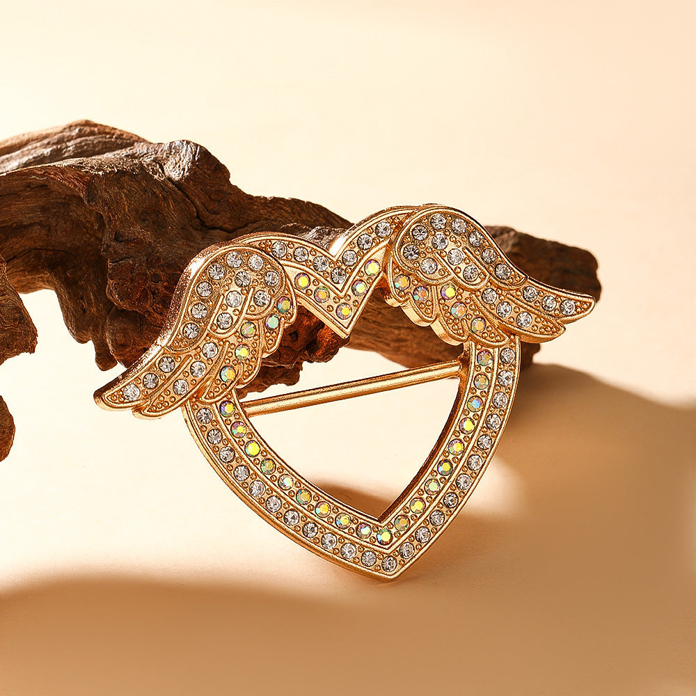 Waist-cinching Accessory Clip For Securing High-end Brooches