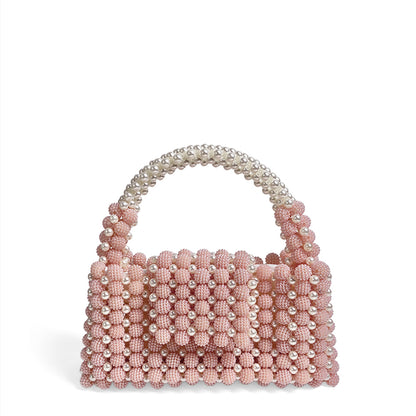 Waxberry Pearl Ball Handmade Beaded Handbag